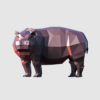 Low Poly Hippo