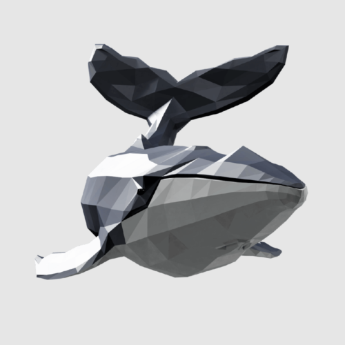 Low Poly Humpback Whale