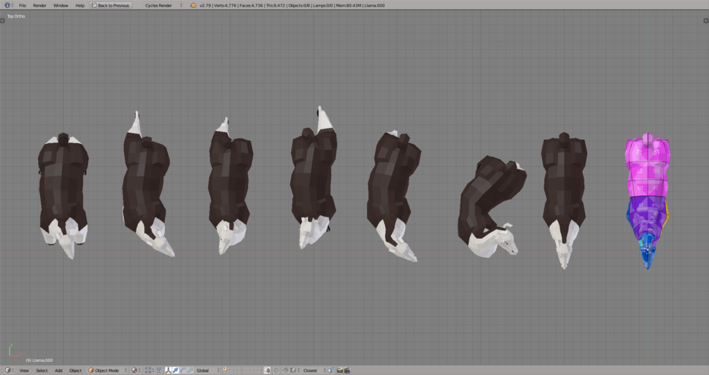 [3D] Low Poly Llama ⋆ Studio Ochi