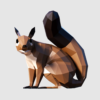 Low Poly Squirrel