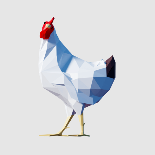 Low Poly Hen
