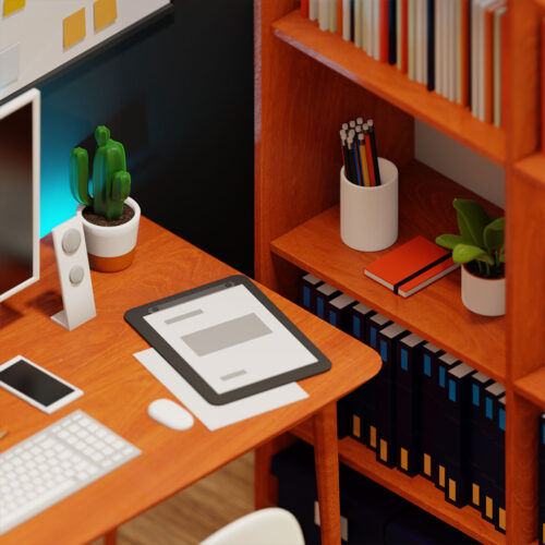 Tiny Office – Isometric Rooms