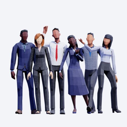 Low Poly Business People