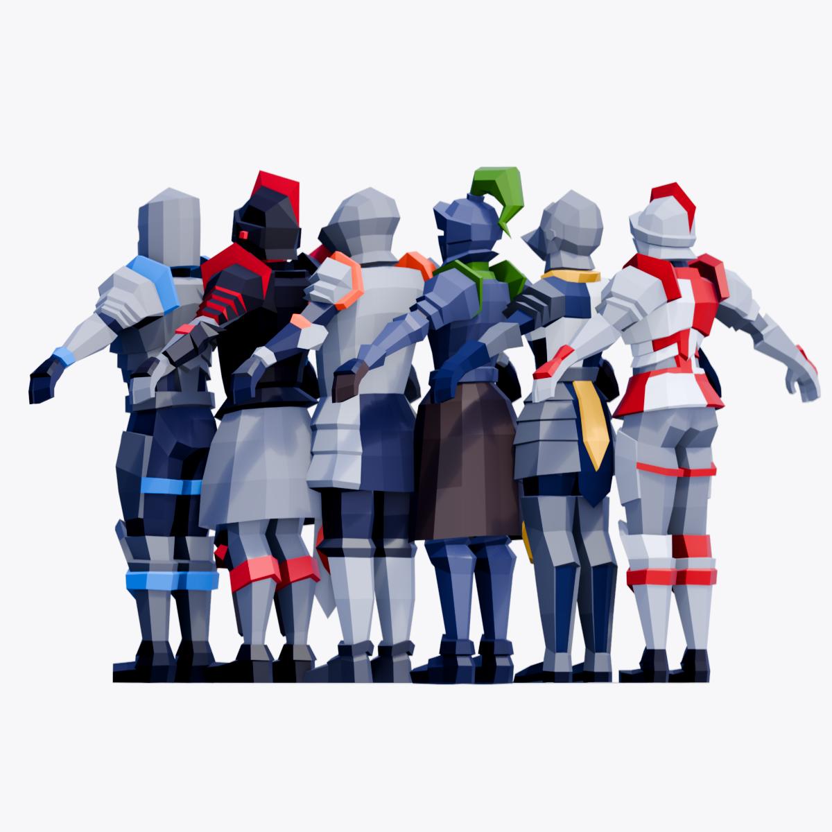 low poly character